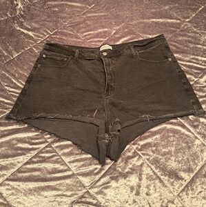 A&F High Waisted Jean Shorts